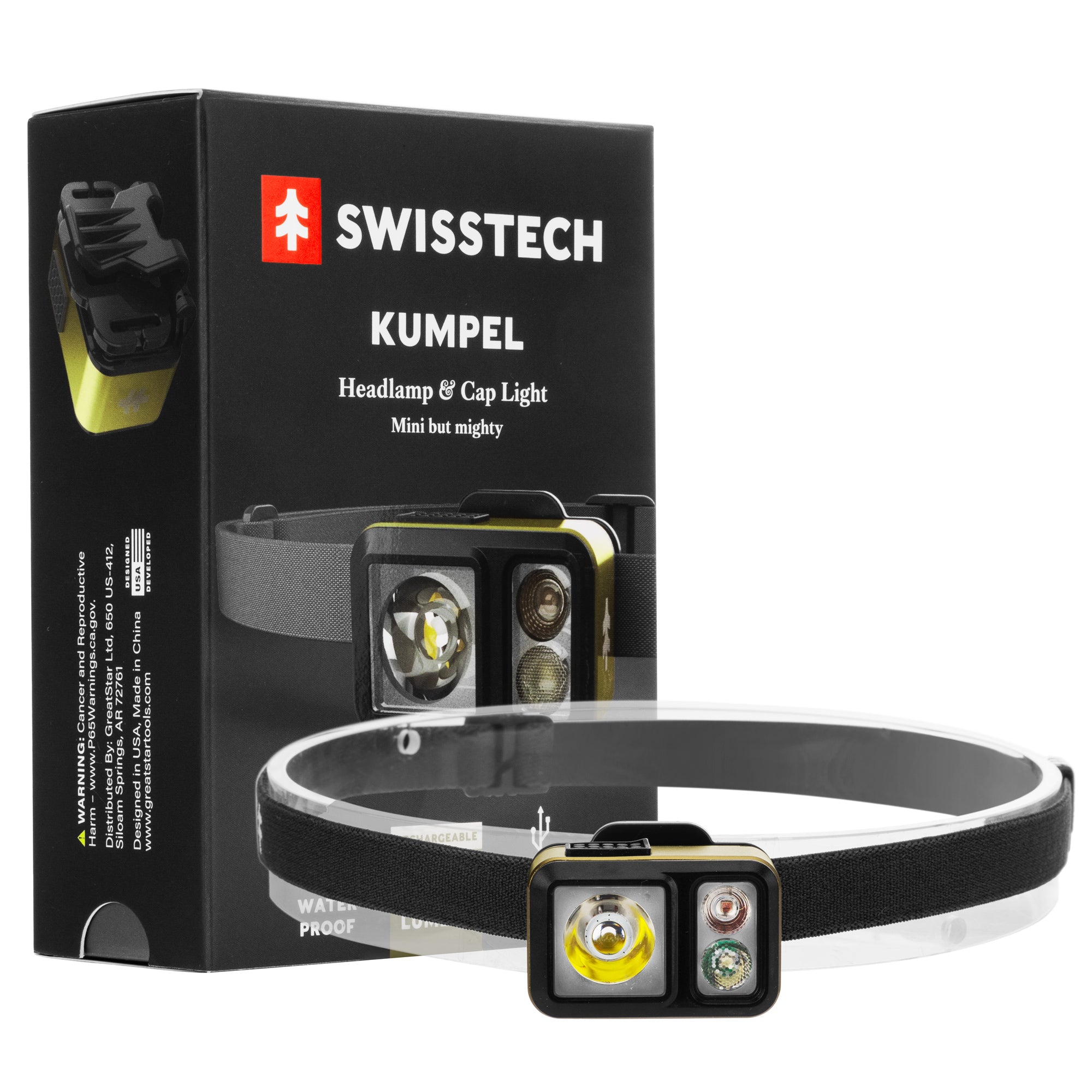 Kumpel genopladelig - 400 lumen